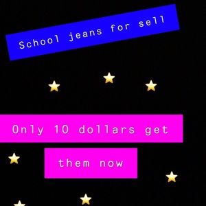 All school jeans for sell